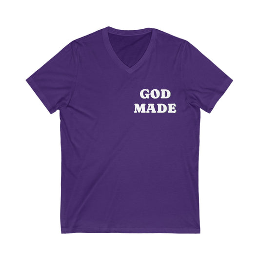 V-Neck Shirt: God Made